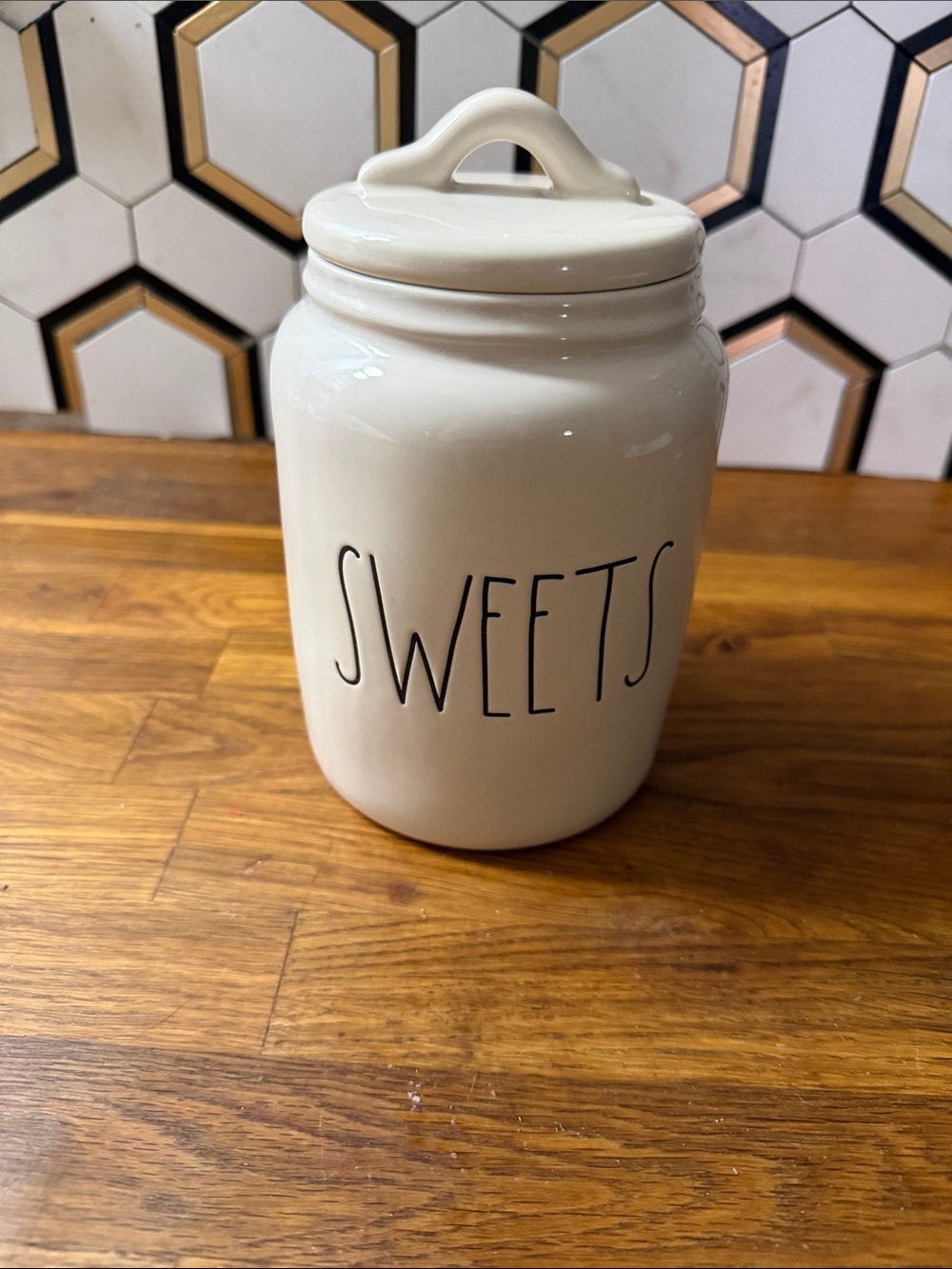 Rae Dunn 'SWEETS' Ceramic Canister